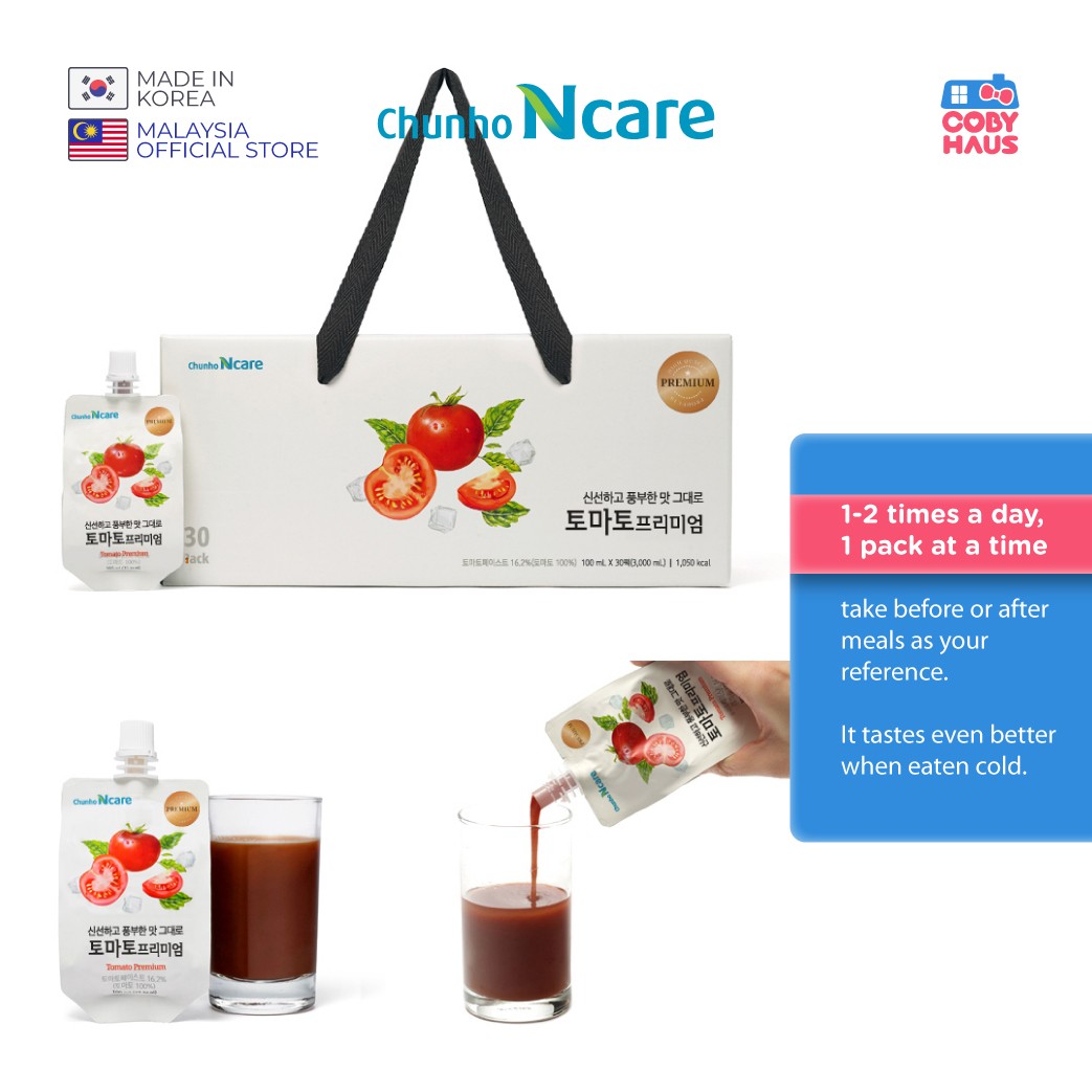 [ChunHo] Tomato Premium Juice 100ml X 10 Packs (Expired 2025/03/14)