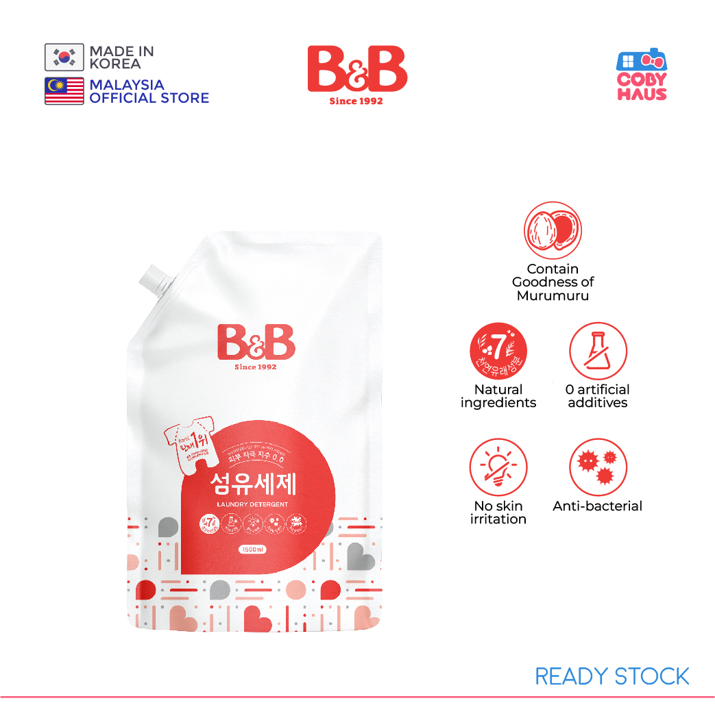 [B&B] Skin Protection Laundry Detergent Refill 1500ml