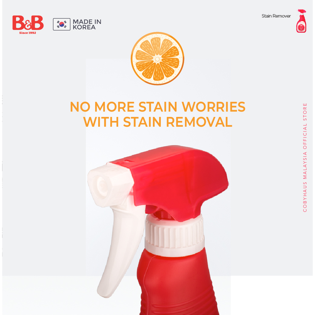 [B&B] Stain Remover for Baby and Children 500ml Bottle