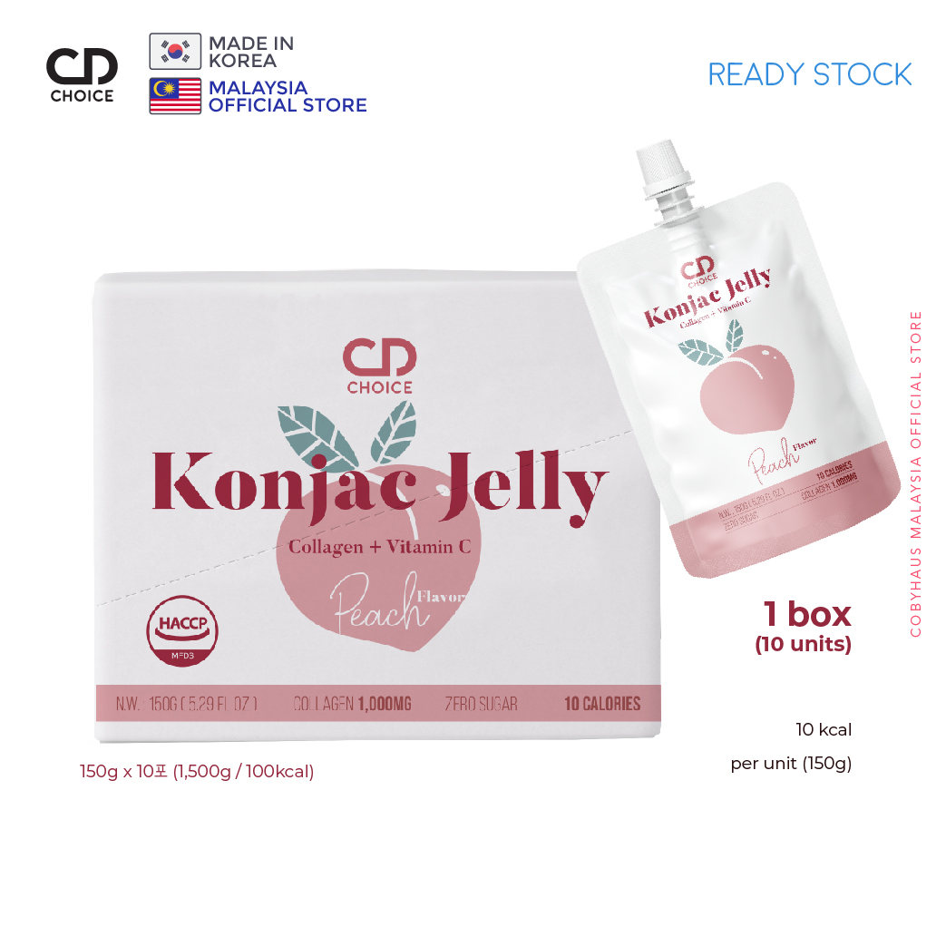 [CD Choice] Konjac Jelly Peach x 10 Packs (EXP 2023/10/05)