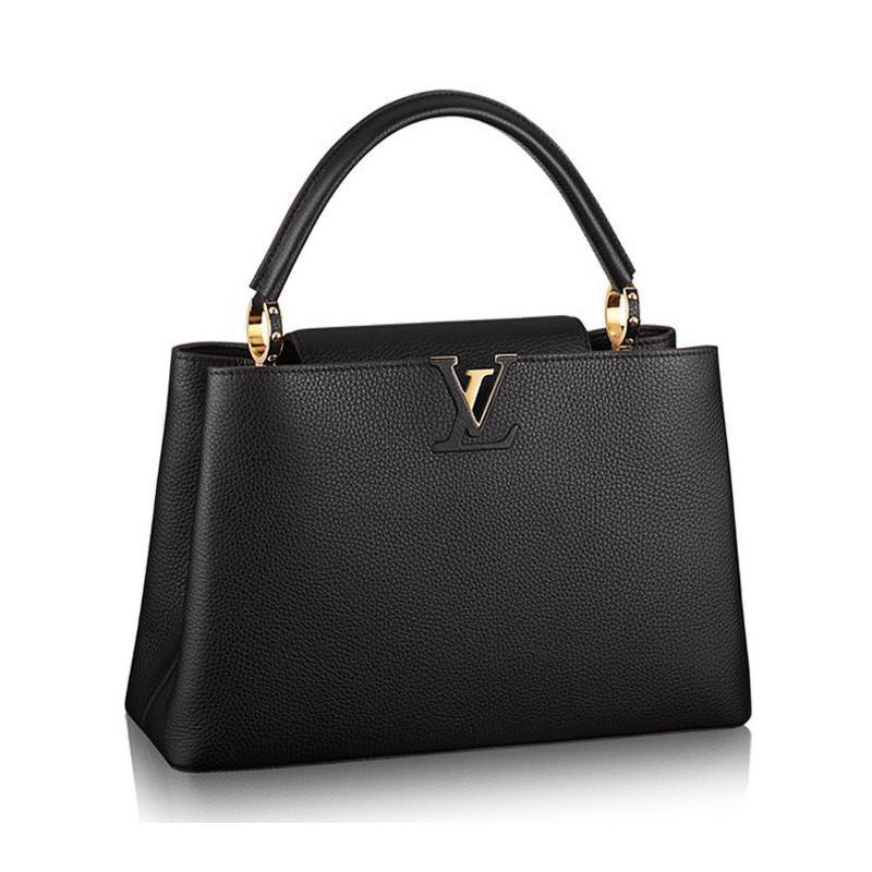 Louis Vuitton】の黒いハンドバッグ Ref:M48864