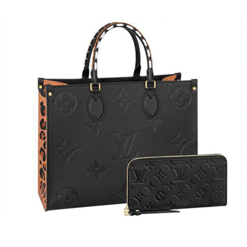 Louis Vuitton】オンザゴー MM 長財布 2点セット お得 Ref:M58522+M61864