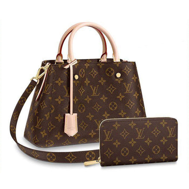 【Louis Vuitton】モンテーニュ BB 長財布 2点セット お得 Ref:M41055+M60017