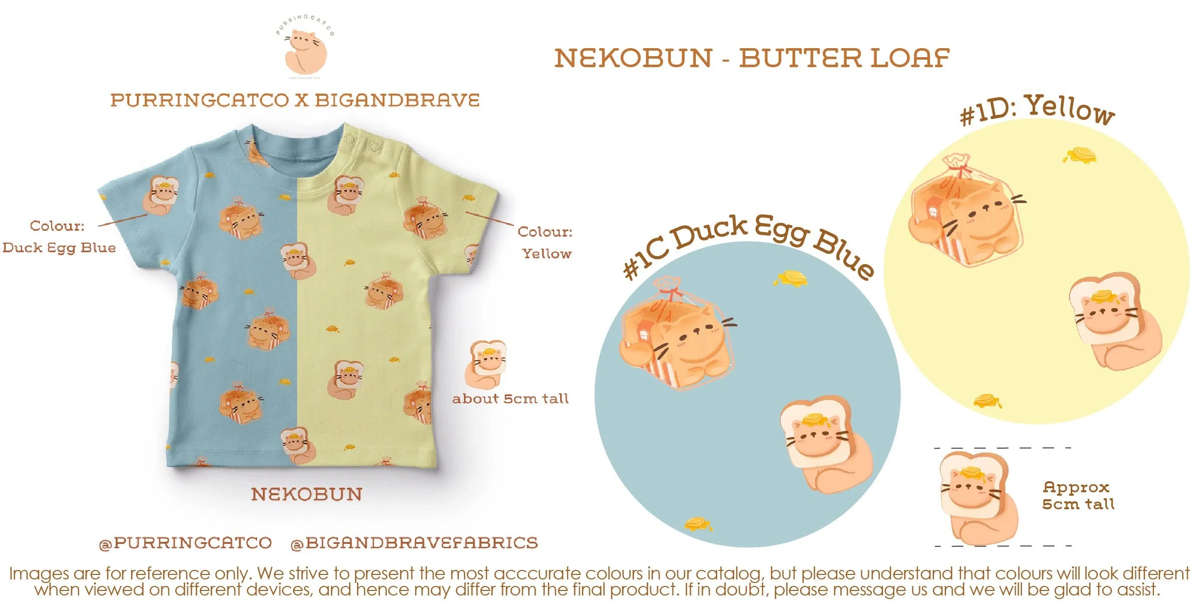 NekoBun Butter Loaf, Assorted Colours