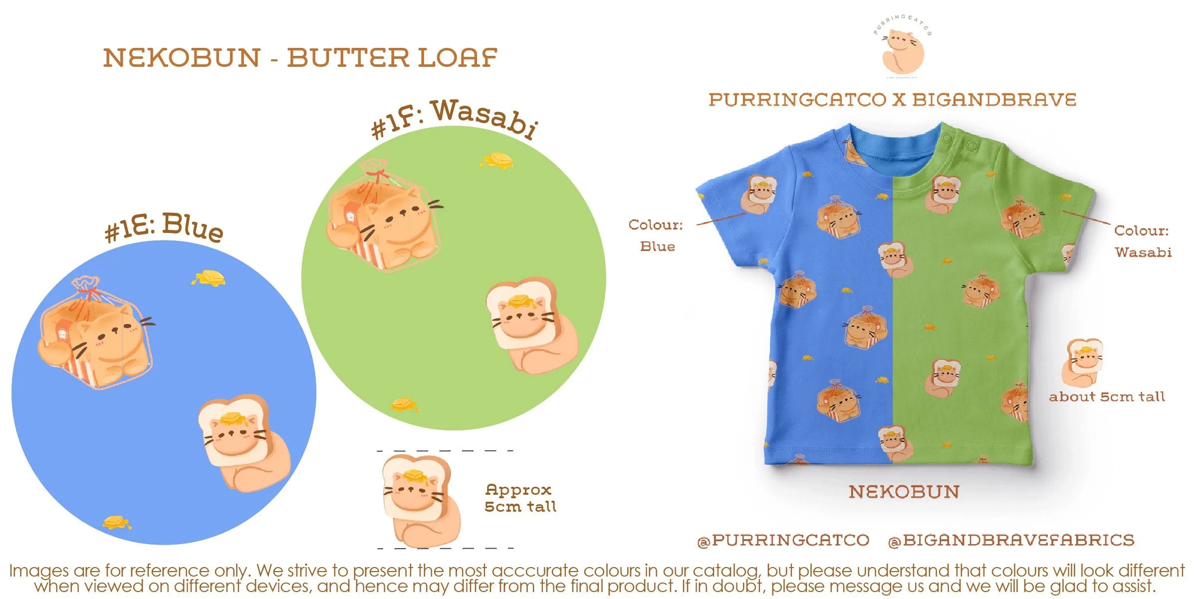 NekoBun Butter Loaf, Assorted Colours