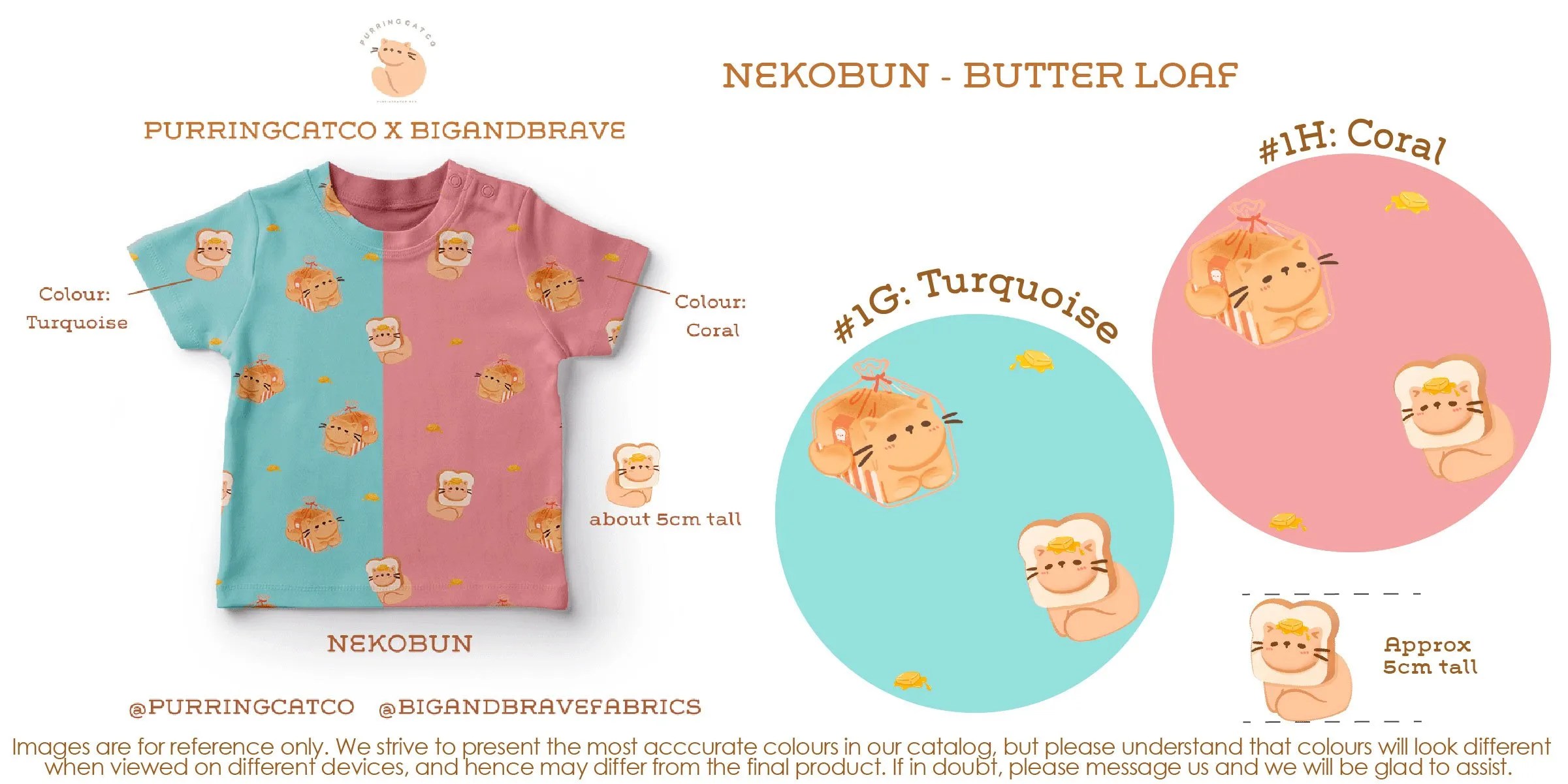 NekoBun Butter Loaf, Assorted Colours