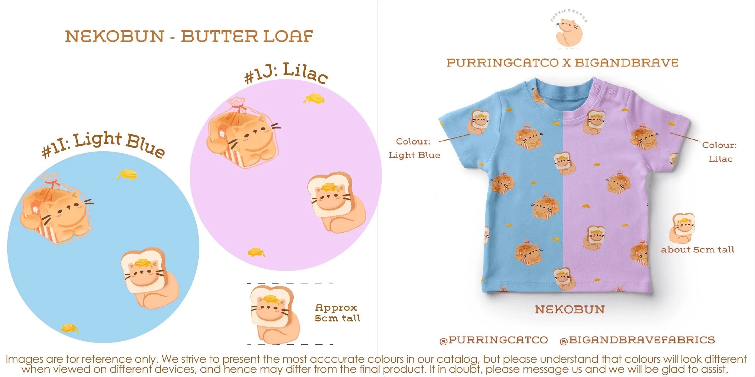 NekoBun Butter Loaf, Assorted Colours