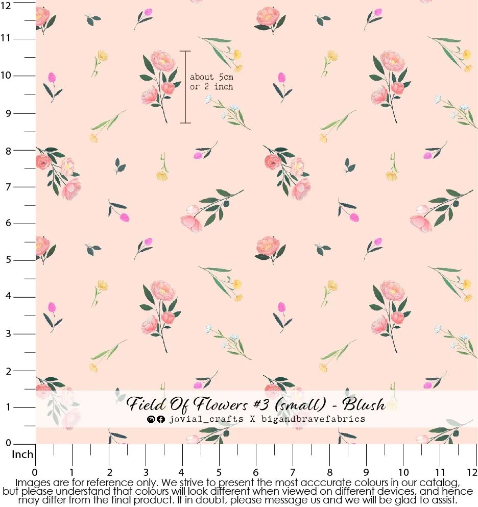 Field Of Flowers #3 (small), Blush