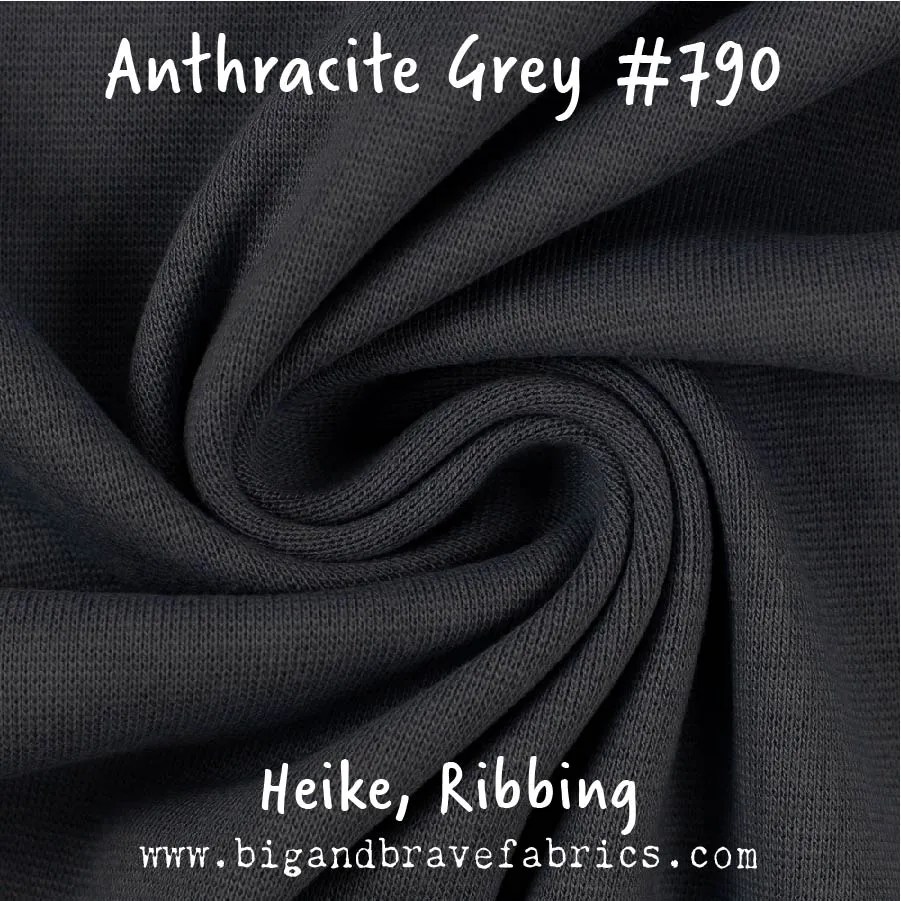 Solids, HEIKE Cotton Ribbing by Swafing (per 1/4 yd)