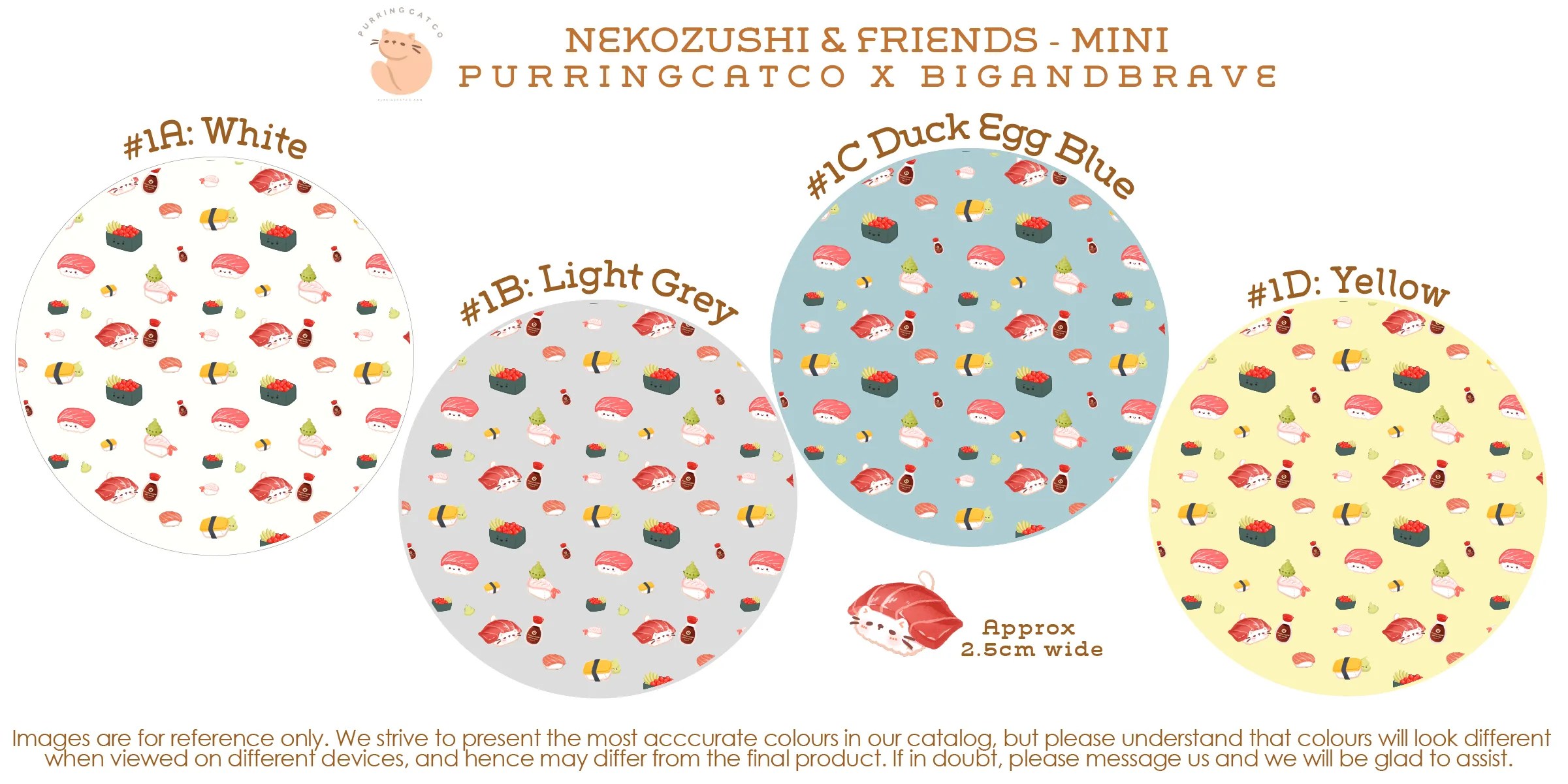 Nekozushi & Friends, Mini, Assorted Colours