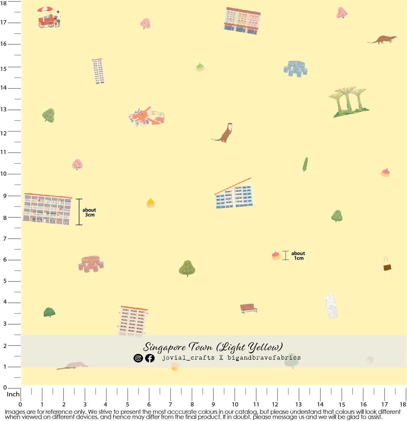 Singapore Town, Light Yellow