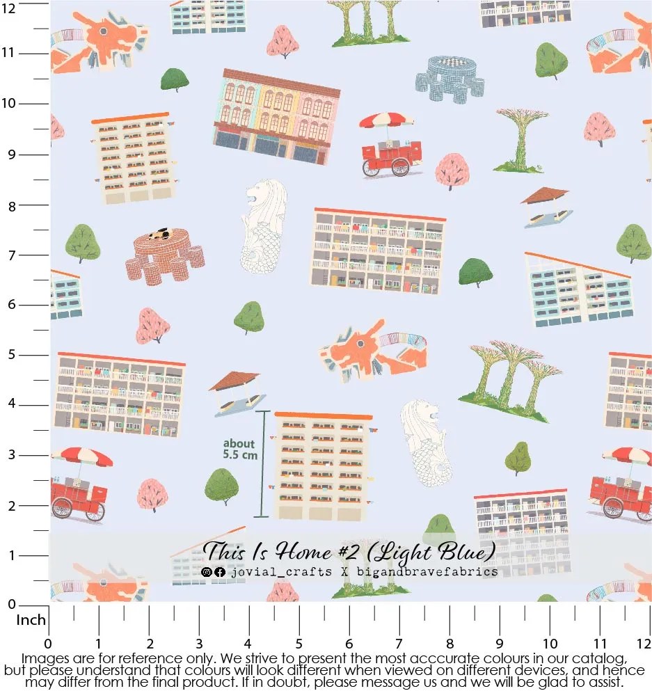 This Is Home #2 (Large Print), Light Blue