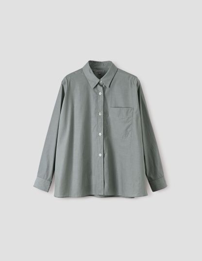 SWING SHIRT WASHED COTTON