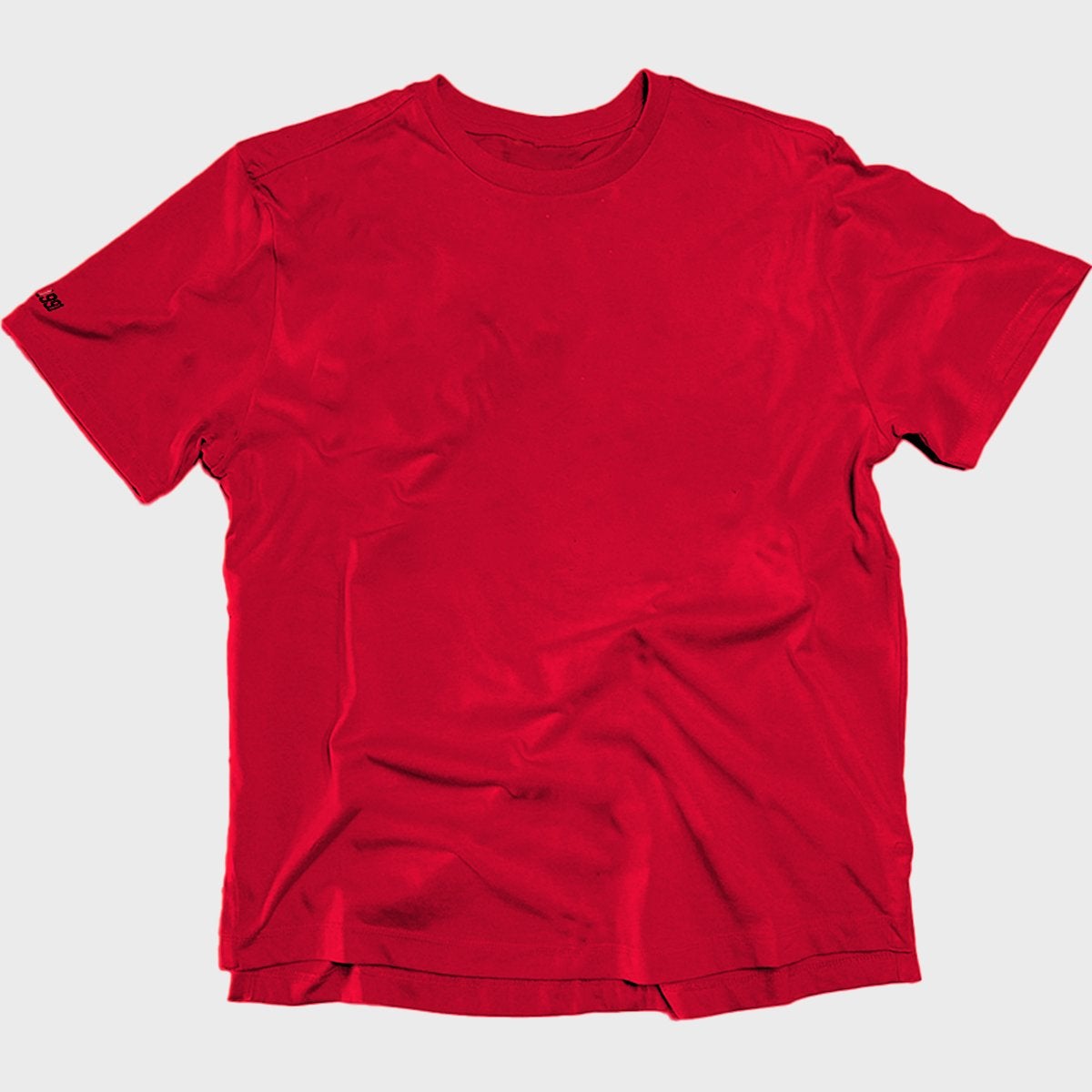 Red Casual Vintage Embroidered T-Shirt