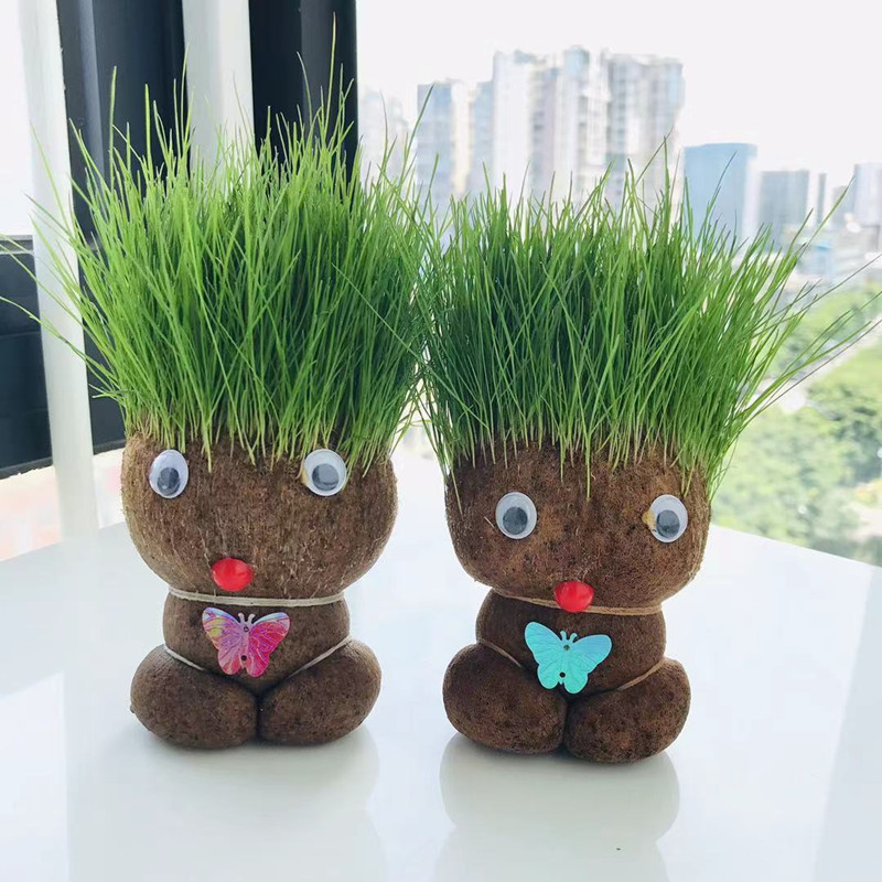 Creative Potted PlantLong Grass Doll