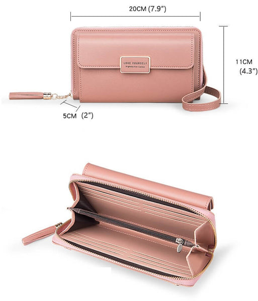 Crossbody Phone Bag Cell Phone Purse- Dimension