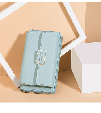 Crossbody Phone Bag Cell Phone Purse- Blue