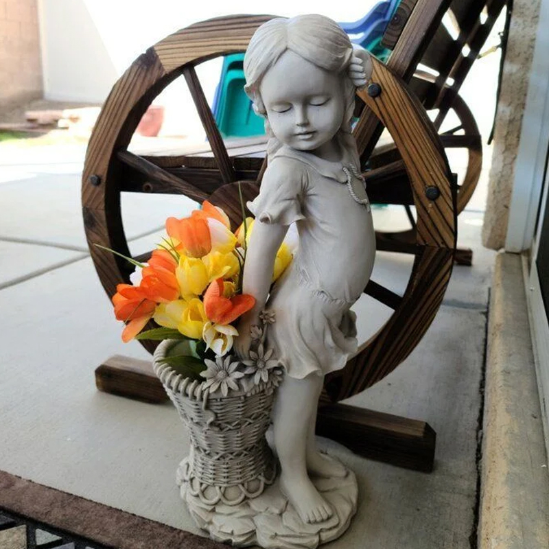 Frances The Flower Girl Statue
