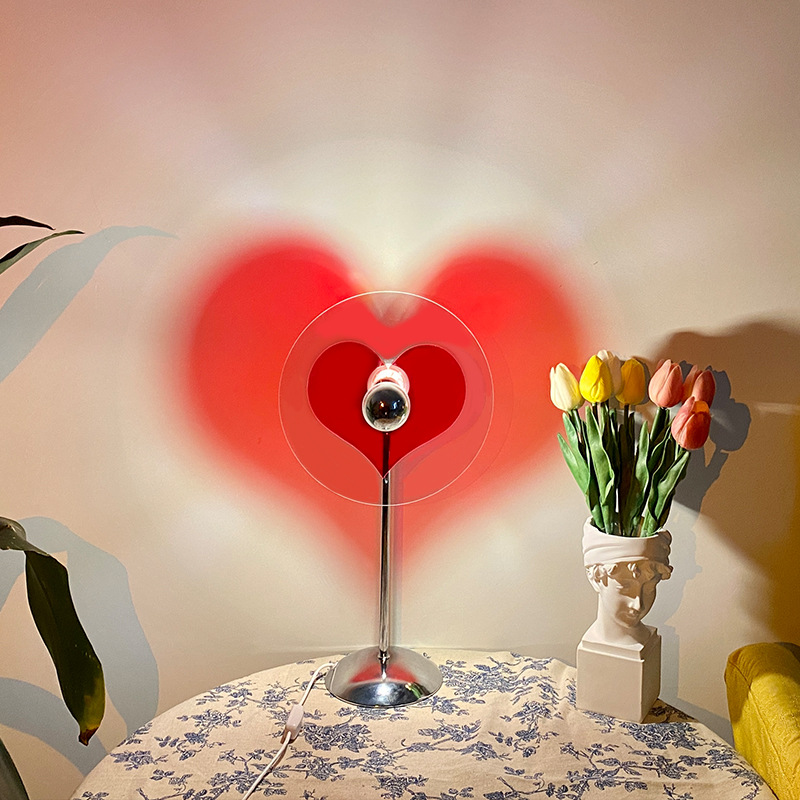 Plug-in Love Bauhaus Table Lamp