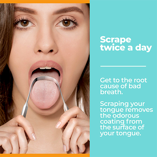 Tongue Scraper - BUY 1 GET 1 FREE (2 PCS)