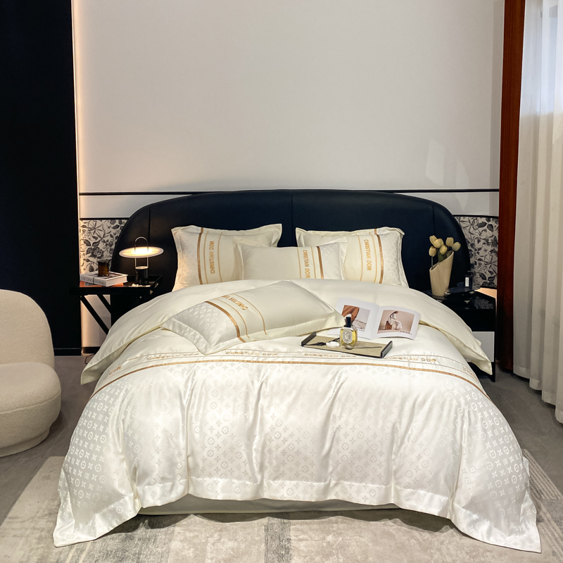 Sleepymill® Luxury printed silk heavy and high shine bedding