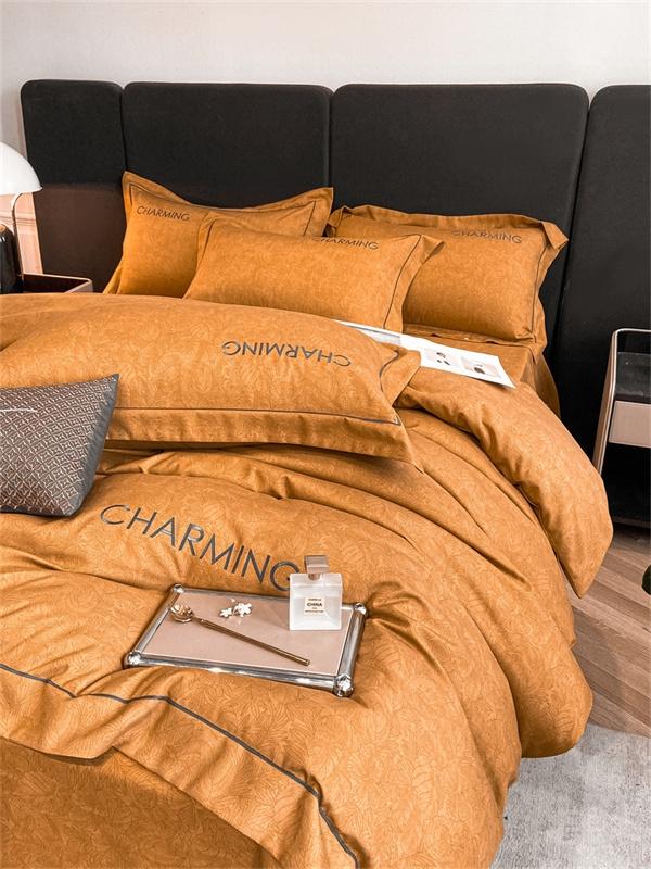 Sleepymill®Retro luxury 140S fine texture skin-friendly cotton bedding